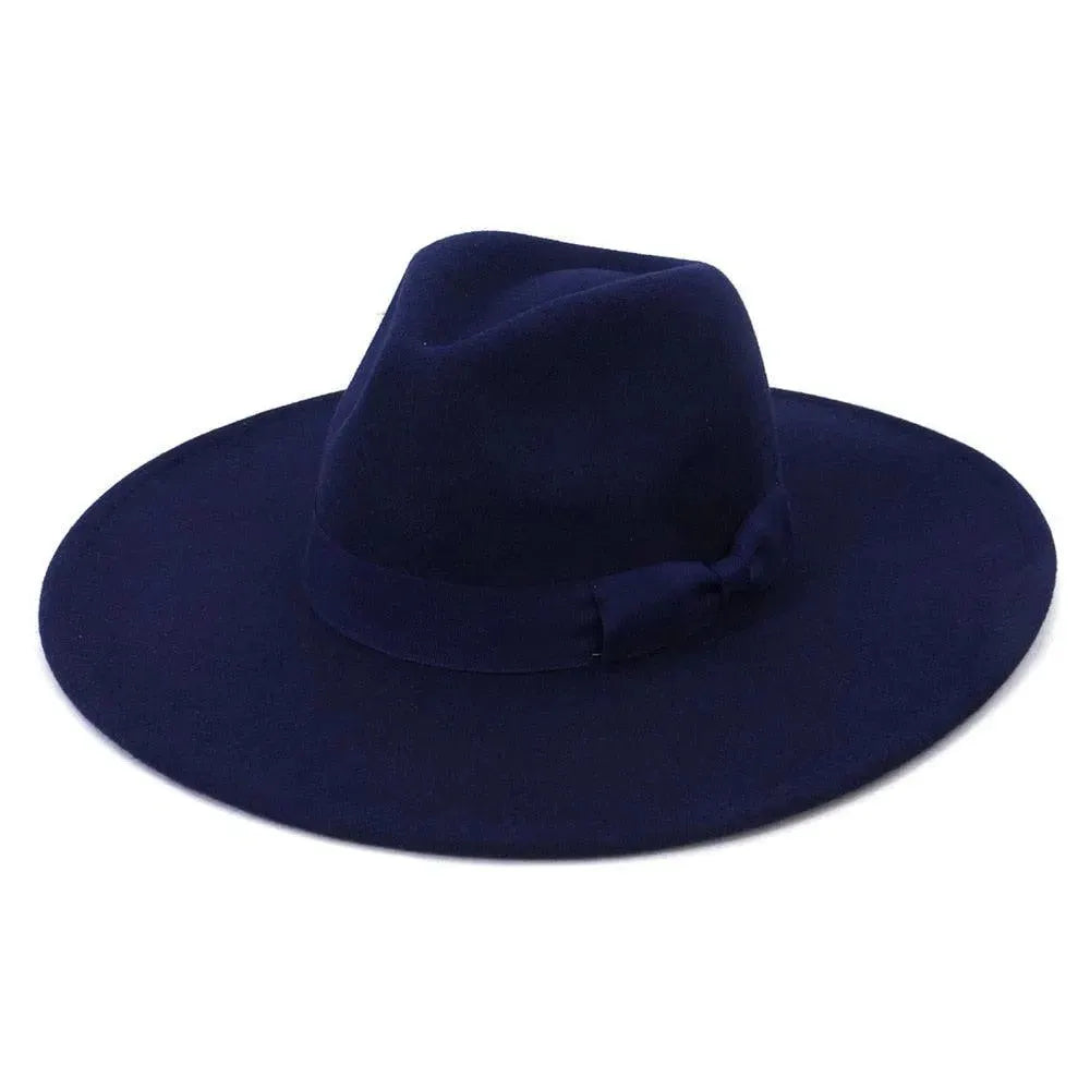 Big Wide Retro Fedora Hat - Fedora Hat - LeStyleParfait