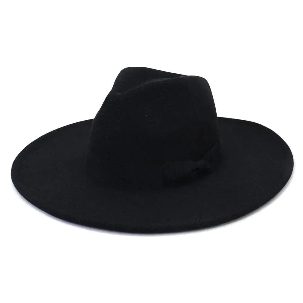 Big Wide Retro Fedora Hat - Fedora Hat - LeStyleParfait