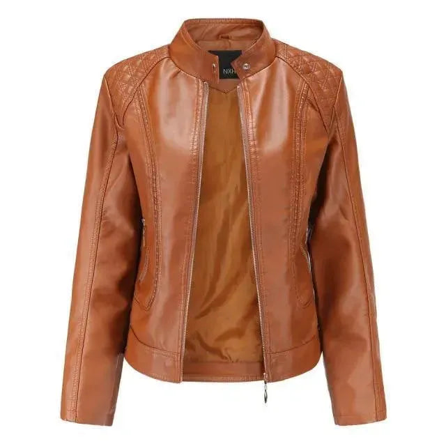 Biker Leather Jackets For Women - Leather Jacket - LeStyleParfait