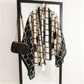 LeStyleParfait Women's Scarves & Shawls Stylish Wrap Scarf Printed Cotton -Scarf