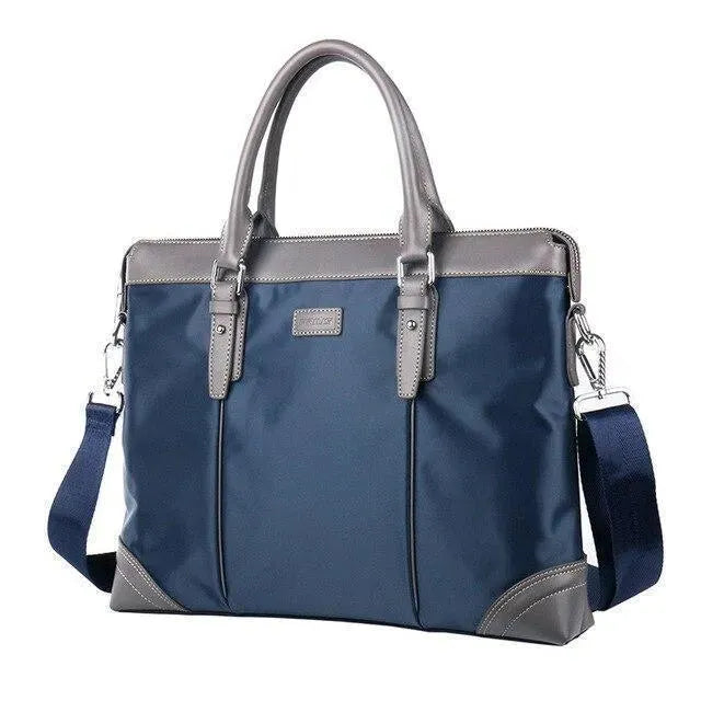 Blue Laptop Bag For Men - Handbag - LeStyleParfait