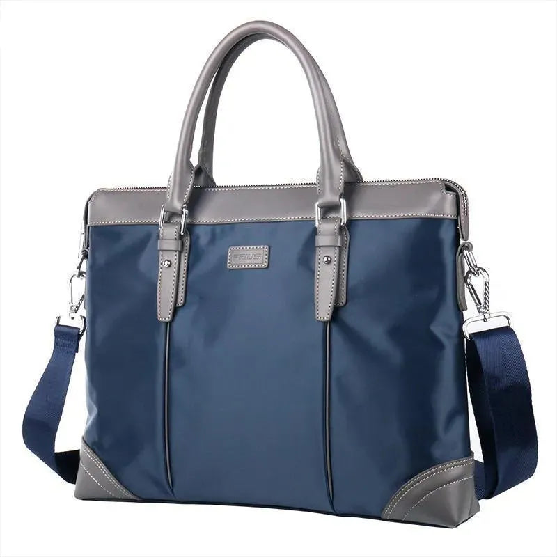 Blue Laptop Bag For Men - Handbag - LeStyleParfait