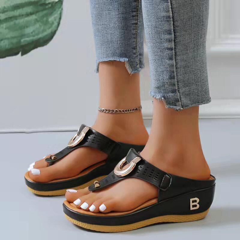 Breathable Wedge Sandal Shoes - Wedge Shoes - LeStyleParfait