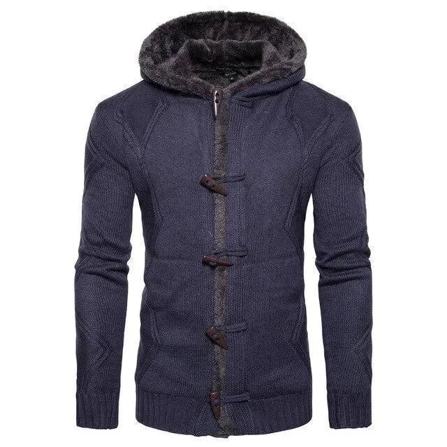 Buckle Cardigan Sweater For Men - Cardigan Sweater - LeStyleParfait
