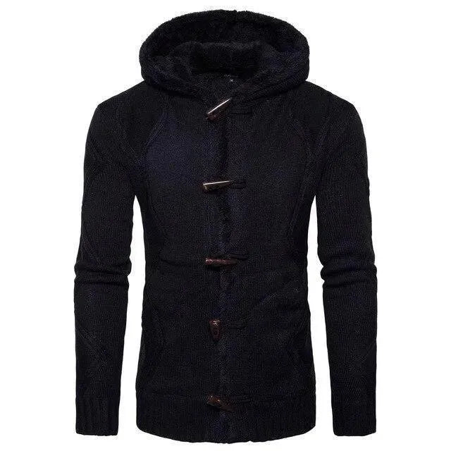 Buckle Cardigan Sweater For Men - Cardigan Sweater - LeStyleParfait
