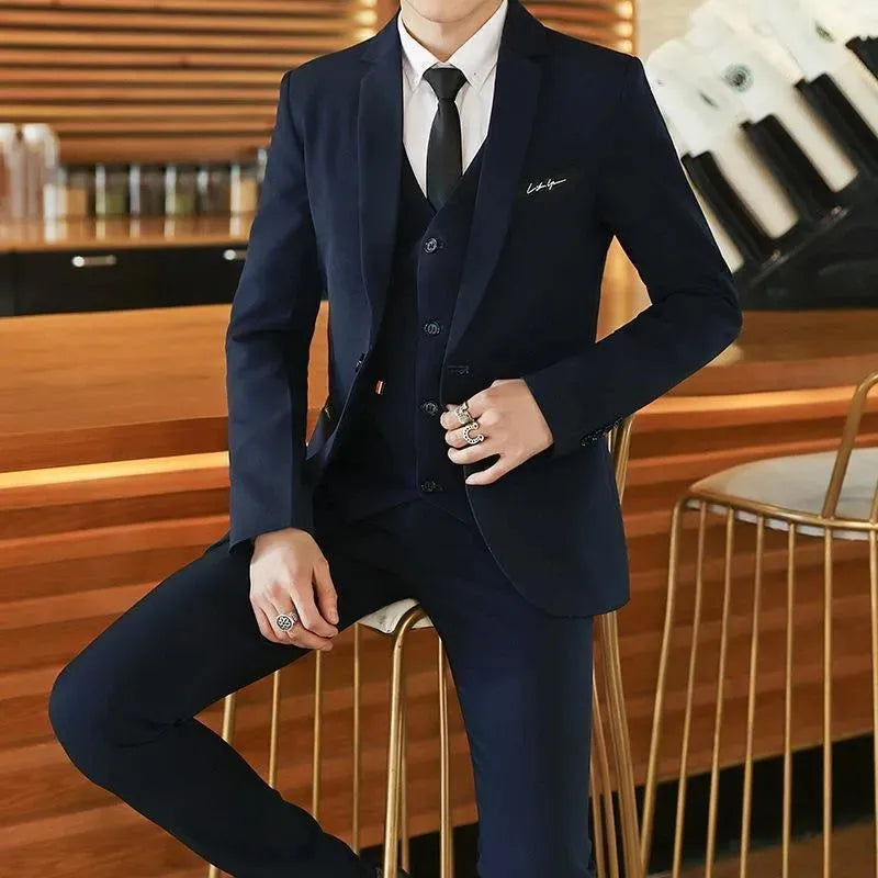 Business Time Three Piece Suit - Three Piece Suit - LeStyleParfait