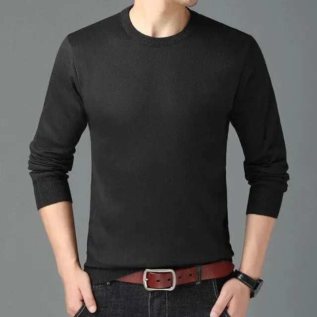 Casual Crewneck Men Sweaters - Pullover Sweater - LeStyleParfait