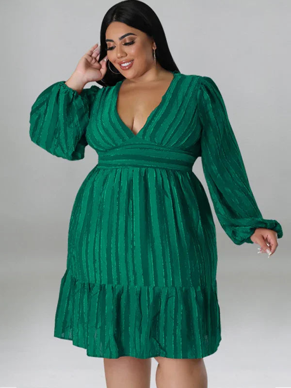 Casual Jacquard Oversized Mini Dress