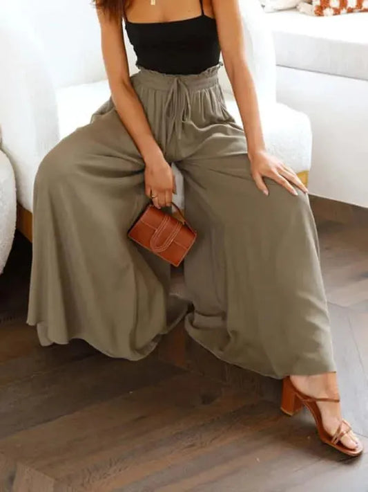 Casual Loose Wide Leg Women Pants - Women Pants - LeStyleParfait