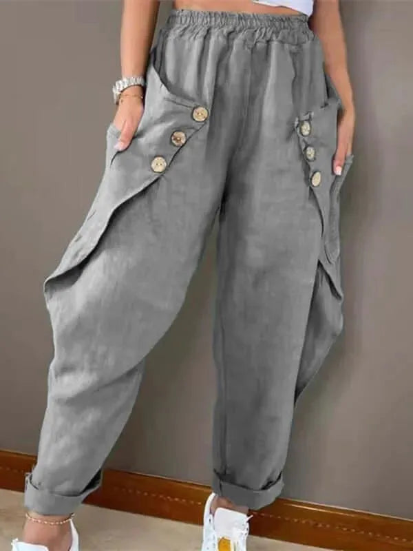 Casual Loose Women Cargo Pants - Women Pants - LeStyleParfait