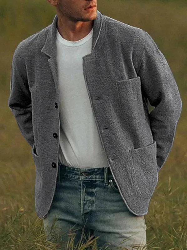 Casual Multi-Pockets Men Blazer - Men's Blazer - LeStyleParfait