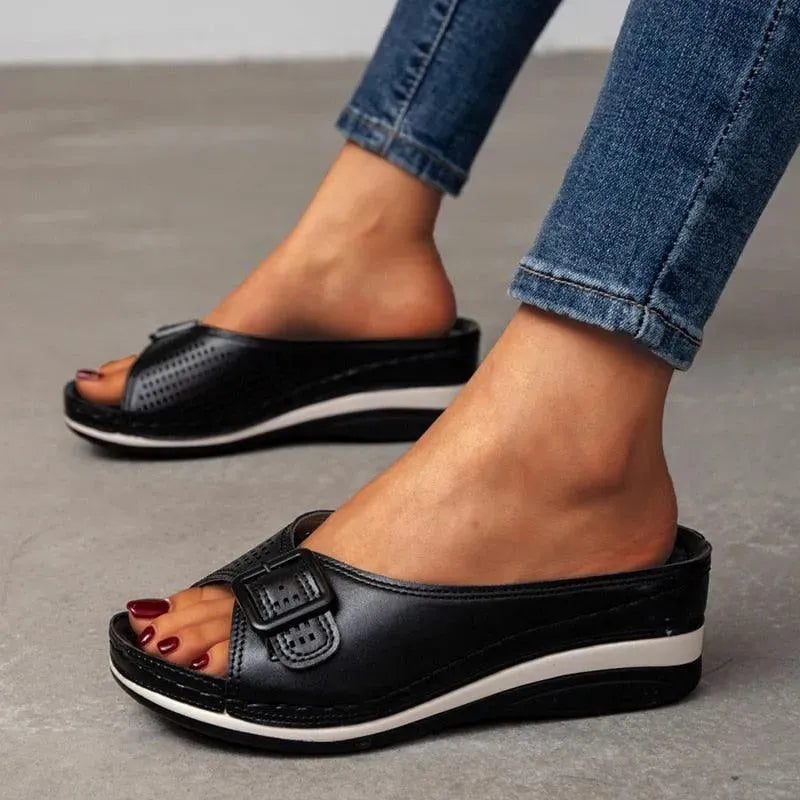 Casual Slip On Wedge Shoes - Wedge Shoes - LeStyleParfait