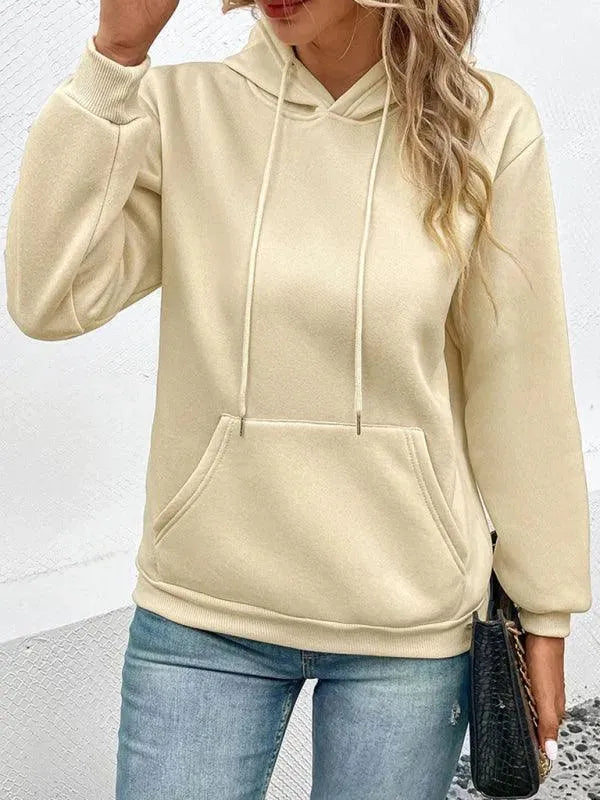 Casual Solid Women Hoodie - Women Hoodie - LeStyleParfait