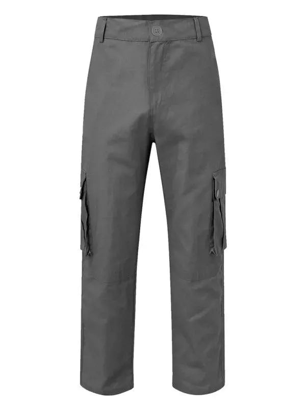 Casual Straight Loose Men Cargo Pants - Cargo Pants - LeStyleParfait