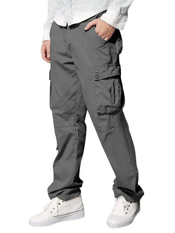 Casual Straight Loose Men Cargo Pants - Cargo Pants - LeStyleParfait