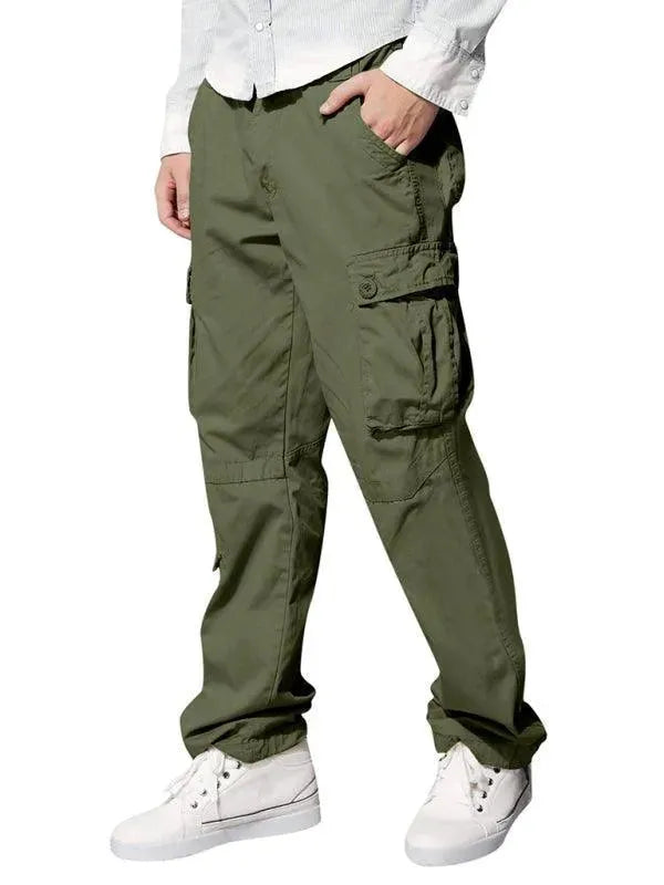 Casual Straight Loose Men Cargo Pants - Cargo Pants - LeStyleParfait