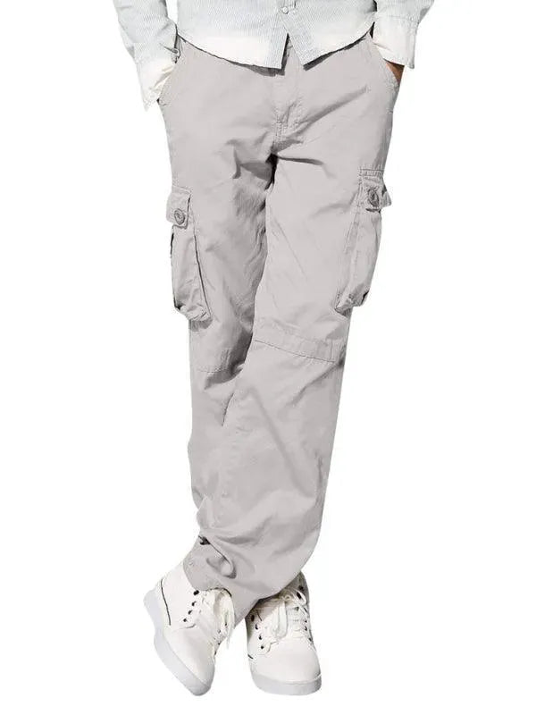 Casual Straight Loose Men Cargo Pants - Cargo Pants - LeStyleParfait