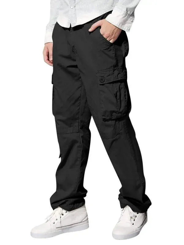 Casual Straight Loose Men Cargo Pants - Cargo Pants - LeStyleParfait