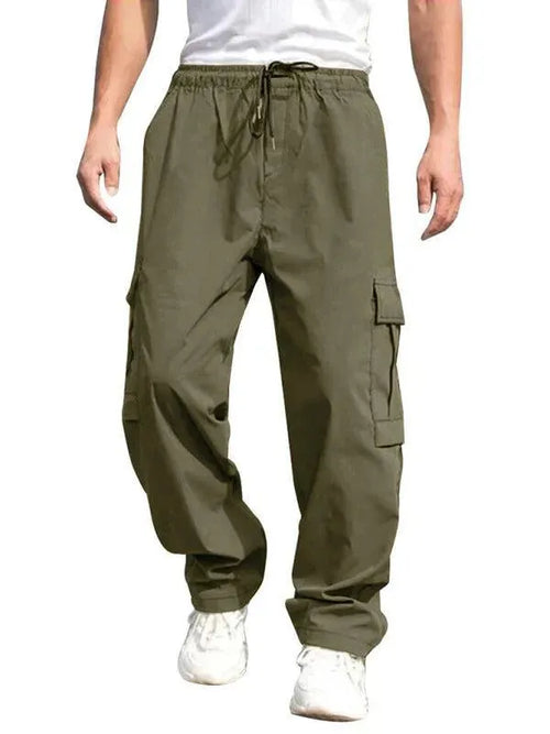 Loose Straight Casual Trousers - Men's Pants - LeStyleParfait