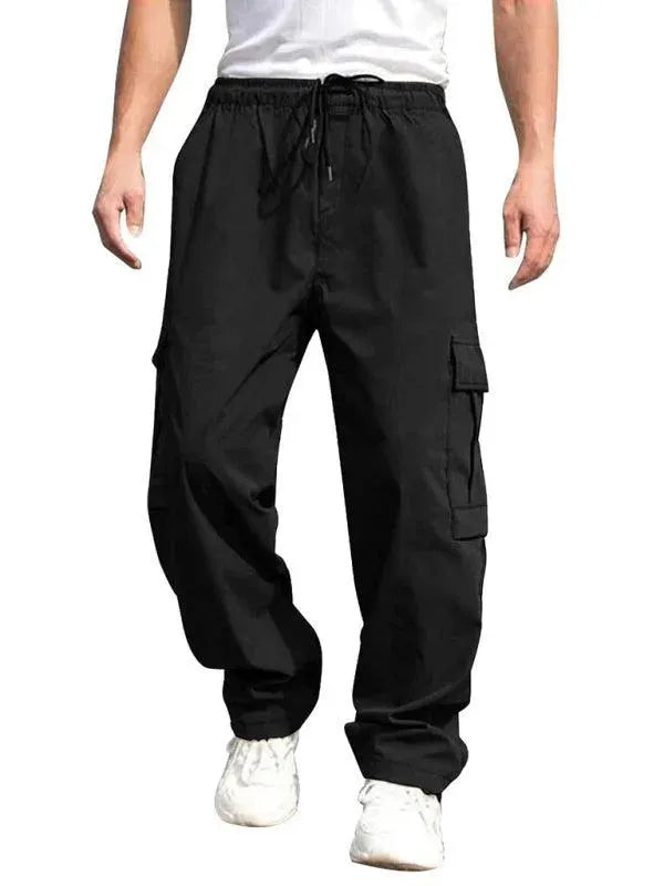 Loose Straight Casual Trousers - Men's Pants - LeStyleParfait