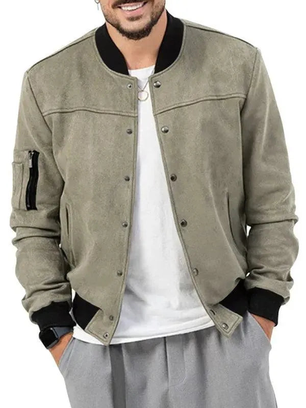 Casual Warm Men Jacket - Bomber Jacket - LeStyleParfait