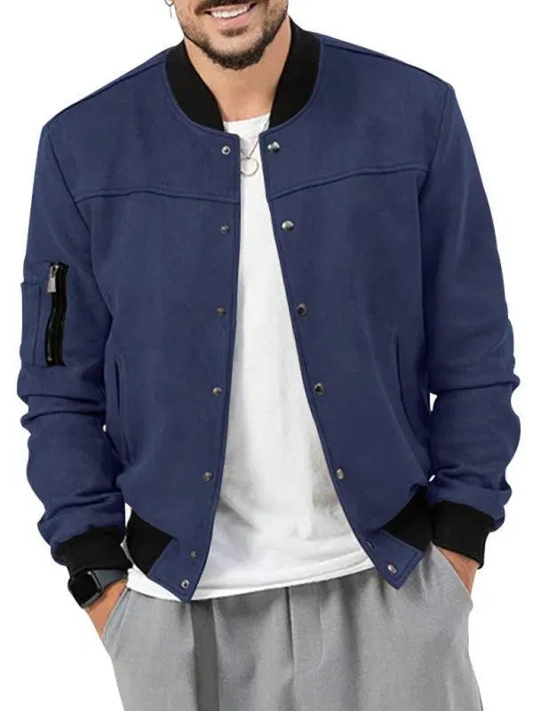 Casual Warm Men Jacket - Bomber Jacket - LeStyleParfait