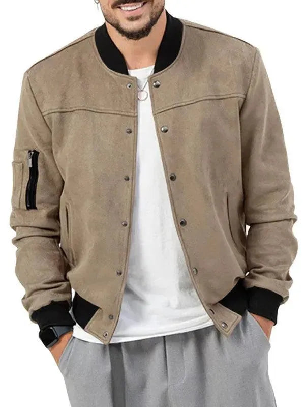 Casual Warm Men Jacket - Bomber Jacket - LeStyleParfait