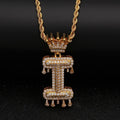 Chain Necklace - Letter "I" Pendant - Pendant Necklace - LeStyleParfait