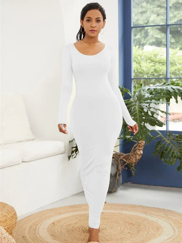 Chic Black Sleeveless Bodycon Maxi Dress