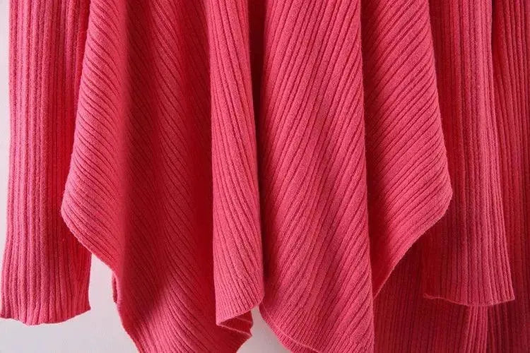 Chic Women Casual Mustard Two-Piece Sweater Set - Casual Sweater Set - LeStyleParfait