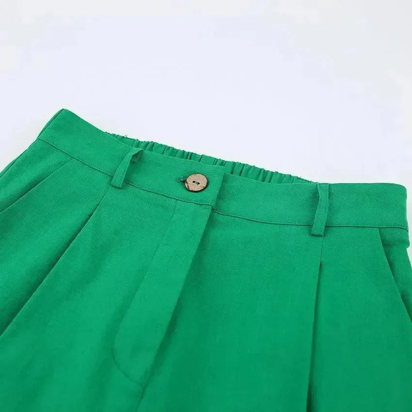 Chic Women Casual Two-Piece Shorts Set - Casual Shorts Set - LeStyleParfait