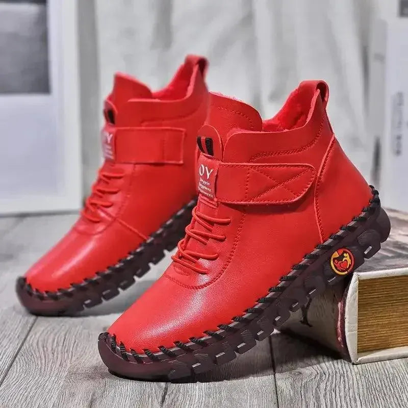 Chucky Heel Ankle Snow Boots - Snow Boots - LeStyleParfait