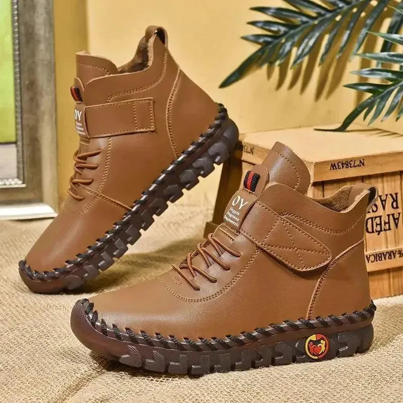 Chucky Heel Ankle Snow Boots - Snow Boots - LeStyleParfait