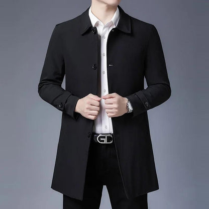 Classic Button Men Car Coat - Car Coat - LeStyleParfait