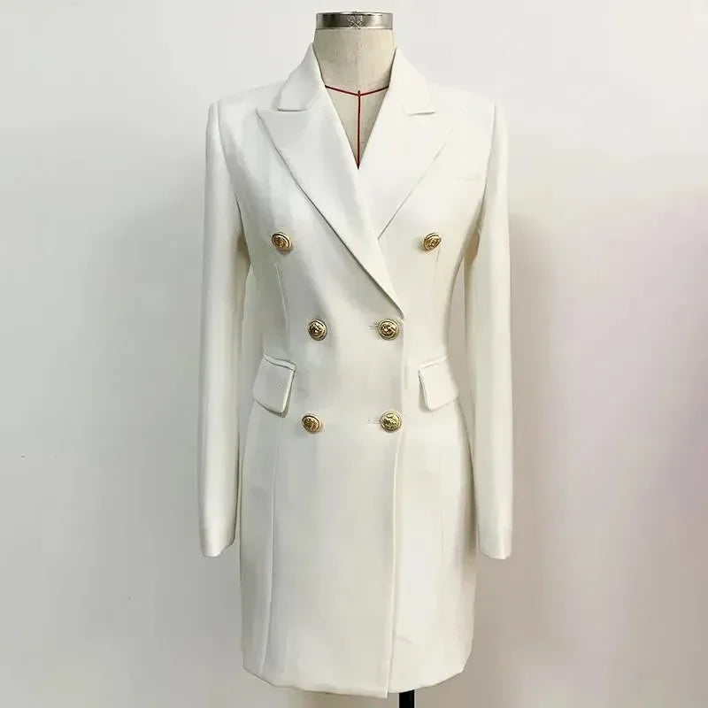 all-season,all-season dress,blazer dress,button-down,button-down dress,buttons,cotton,cotton dress,ladies Wrinkle resistant,long sleeve,long sleeve dress,mini,mini dress,office,office dress,Quick drying mini dress,sheath,sheath dress,solid,solid dress,straight,straight dress,tailored,tailored dress,V-neck,v-neck dress-LeStyleParfait