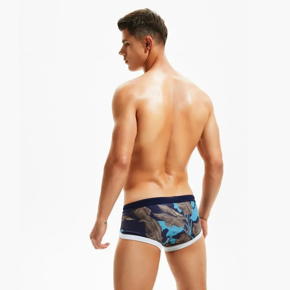 Coral Swim Trunks For Men - Swim Trunk - LeStyleParfait