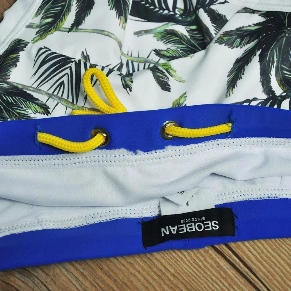 Coral Swim Trunks For Men - Swim Trunk - LeStyleParfait