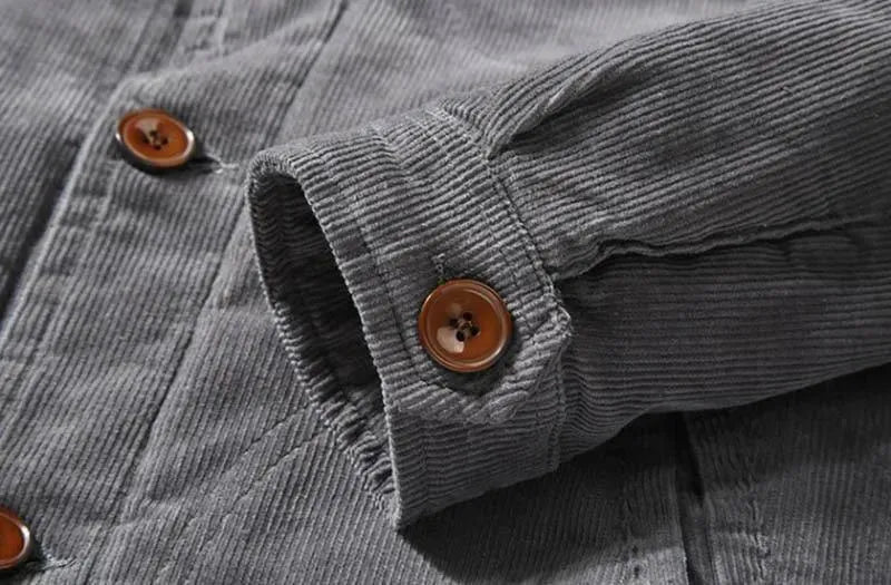 Corduroy Winter Jacket For Men - Casual Jacket - LeStyleParfait