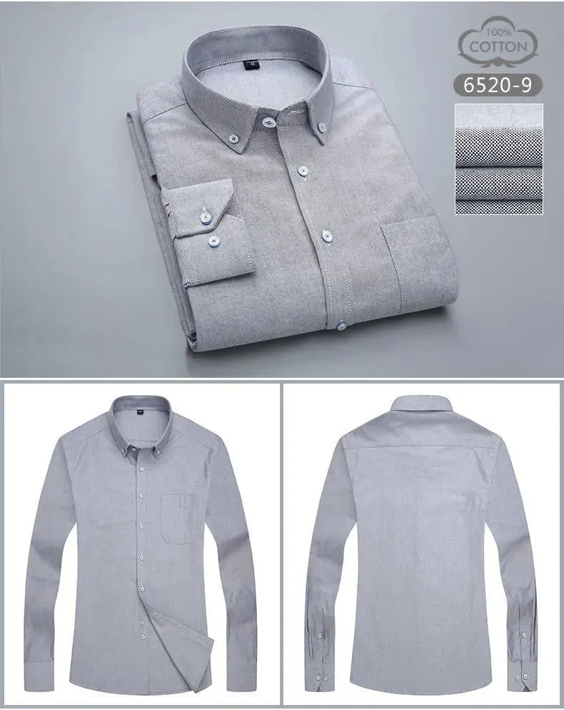 Cotton White Wedding Men Dress Shirt - Dress Shirt - LeStyleParfait