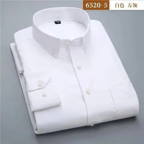 Cotton White Wedding Men Dress Shirt - Dress Shirt - LeStyleParfait