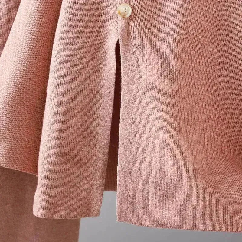 Cozy Casual Wool Two-Piece Pants Set - Casual Pants Set - LeStyleParfait