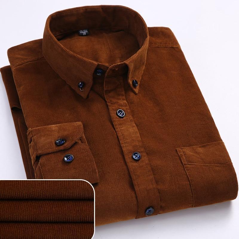 Cozy Men’s Corduroy Winter Shirts - Corduroy Shirt - LeStyleParfait