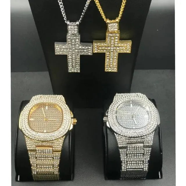 Cross Jewelry Set - Pendant Necklace - LeStyleParfait