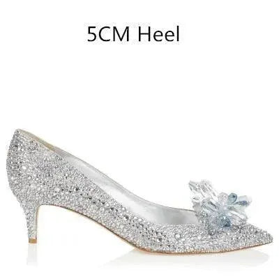 Crystal Rhinestone Wedding Pumps Shoes - Pumps Shoes - LeStyleParfait