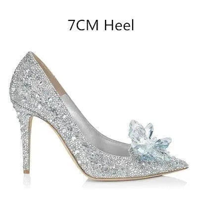 Crystal Rhinestone Wedding Pumps Shoes - Pumps Shoes - LeStyleParfait