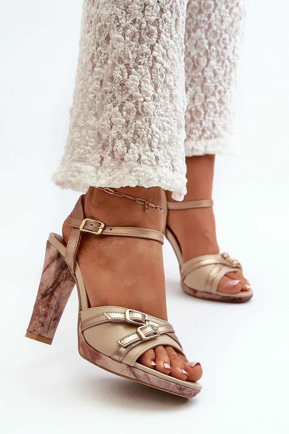  Heel sandals model 198398 Step in style 