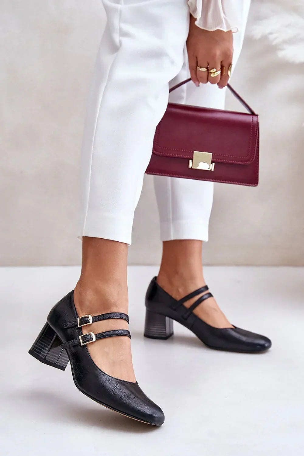  Block heel pumps model 201324 Step in style 