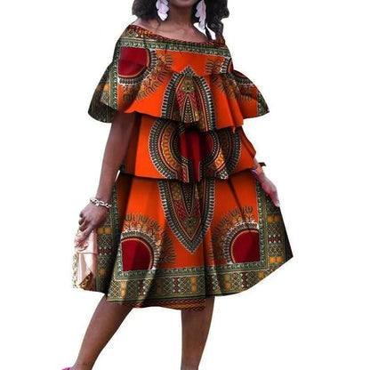 Dashiki Plus Size African Dress-LeStyleParfait