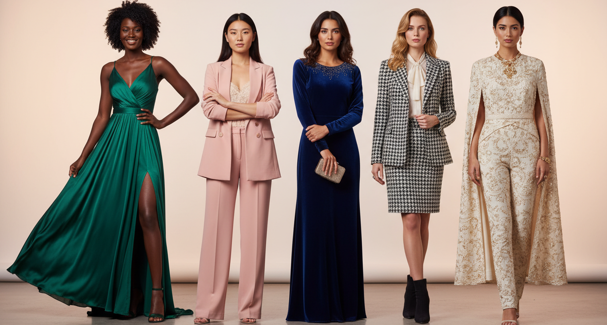 Diverse Women's Luxury Fashion Banner - No Text