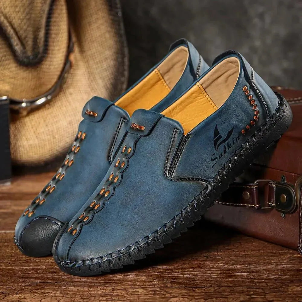 Drake Slip-On Leather Shoes - Casual Shoes - LeStyleParfait